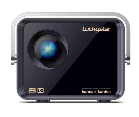 Lumen 3,5&quot; de la norme ANSI 200 OS portatif du projecteur 1080P Android 9,0 d'affichage à cristaux liquides