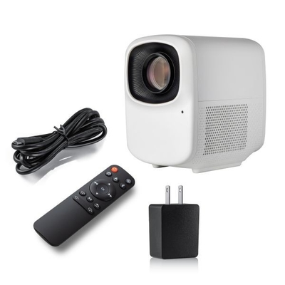 affichage à cristaux liquides Mini Pico Projector de 1080P HD 30000 heures de multimédia Home Theater